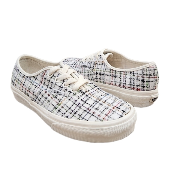 Vans Tweed Woven Multi Colored Sneakers, Women's 6.5 NWOT - Picture 1 of 6